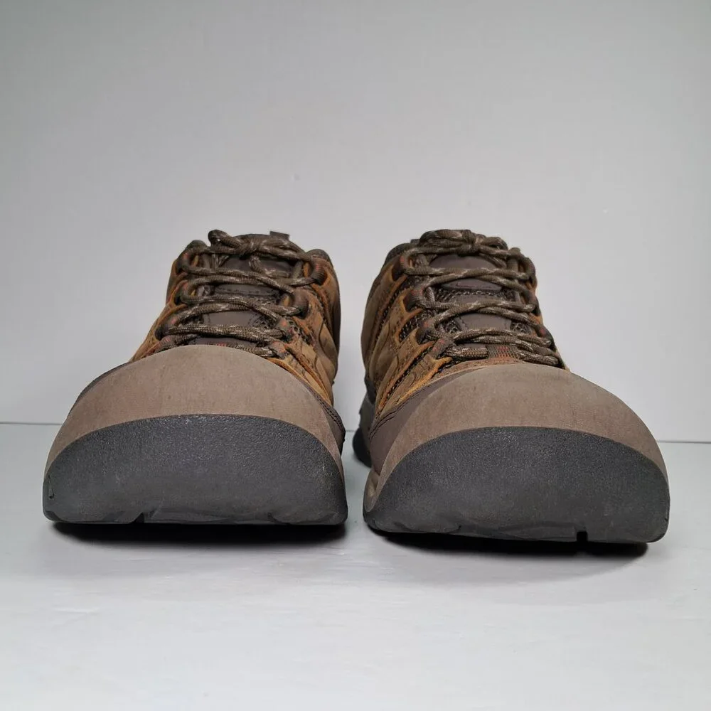 KEEN Circadia Vent Shoes Men 8 Brown Leather Waterproof Hiking Gorpcore 102678